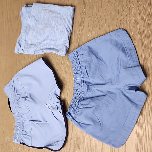 J.Crew Girls Blue Athletic Shorts + Tee Bundle (Size 6) - Picture 2 of 14